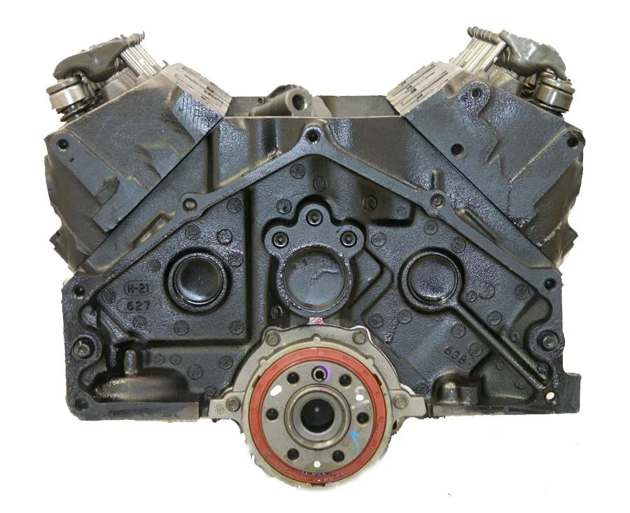 6.0 LS engine on branded inspection stand