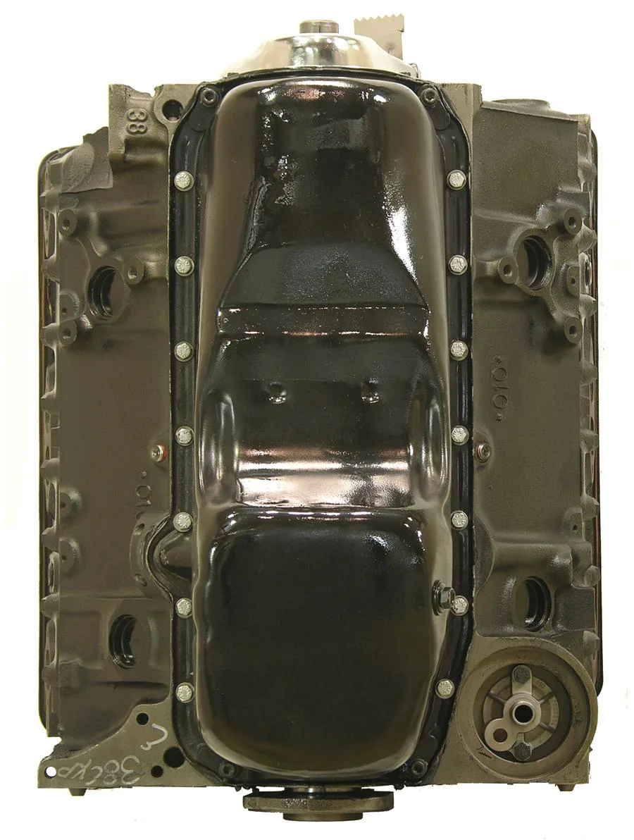 6.0 LS engine secured in branded freight crate
