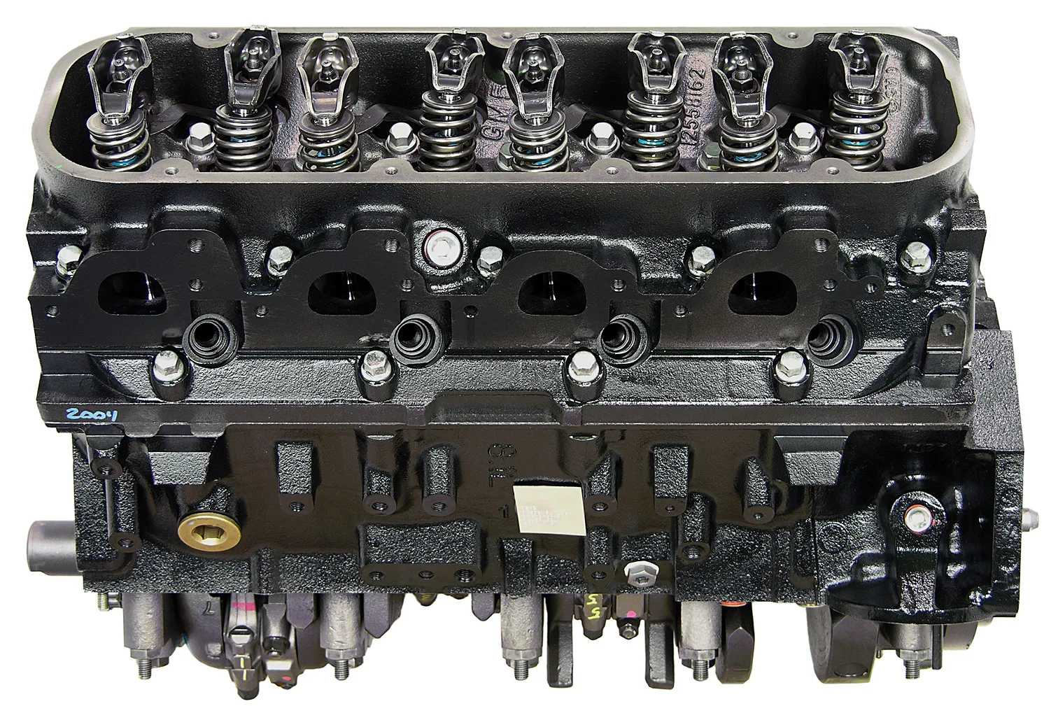 Chevy 496 8.1L V8 intake manifold and throttle body detail