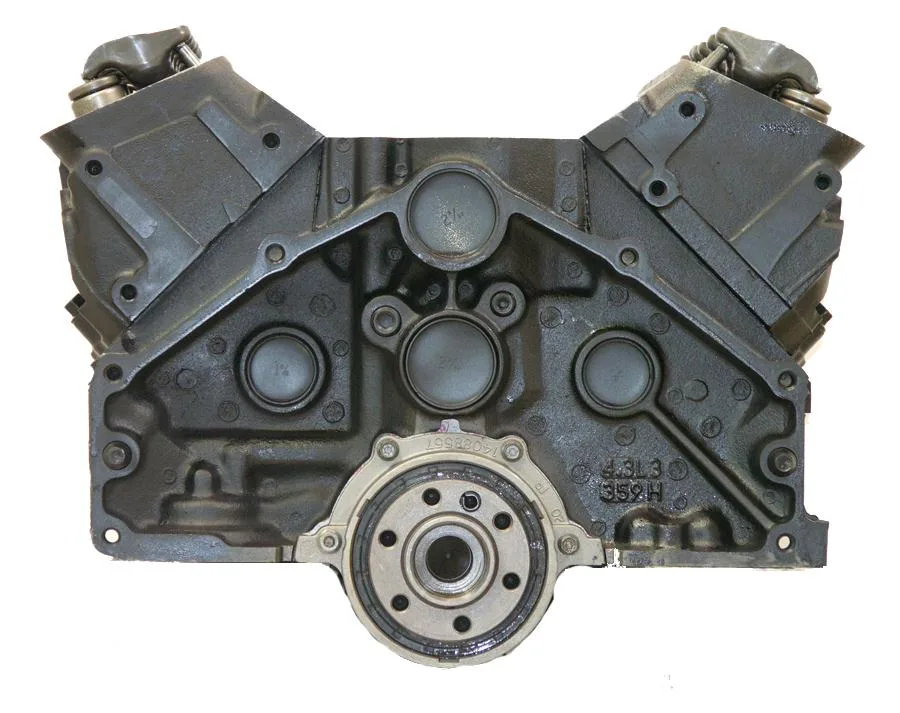 6.0 LS engine on branded inspection stand