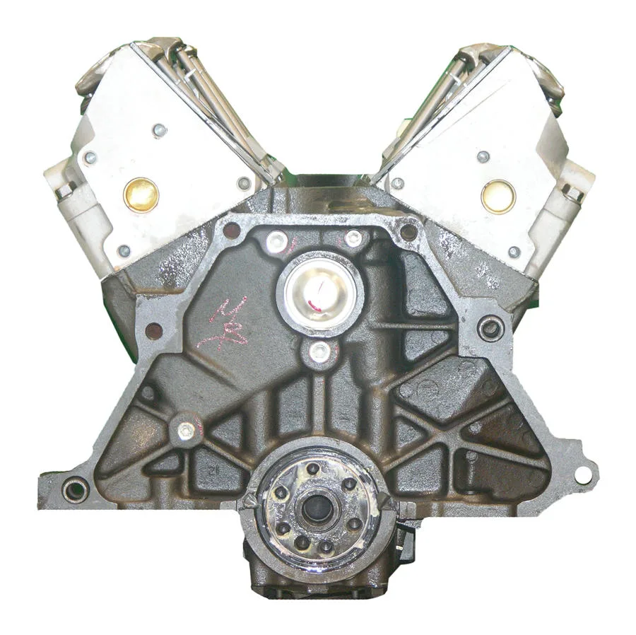 6.0 LS engine on branded inspection stand