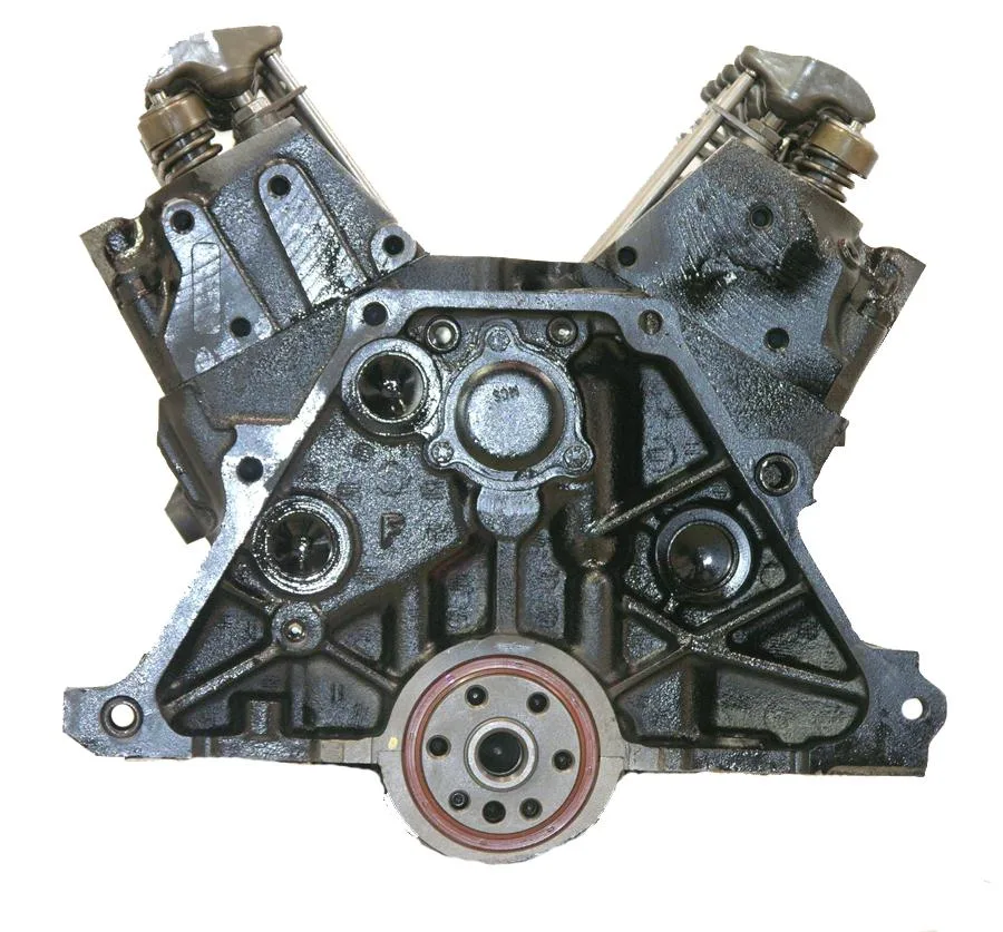 6.0 LS engine on branded inspection stand