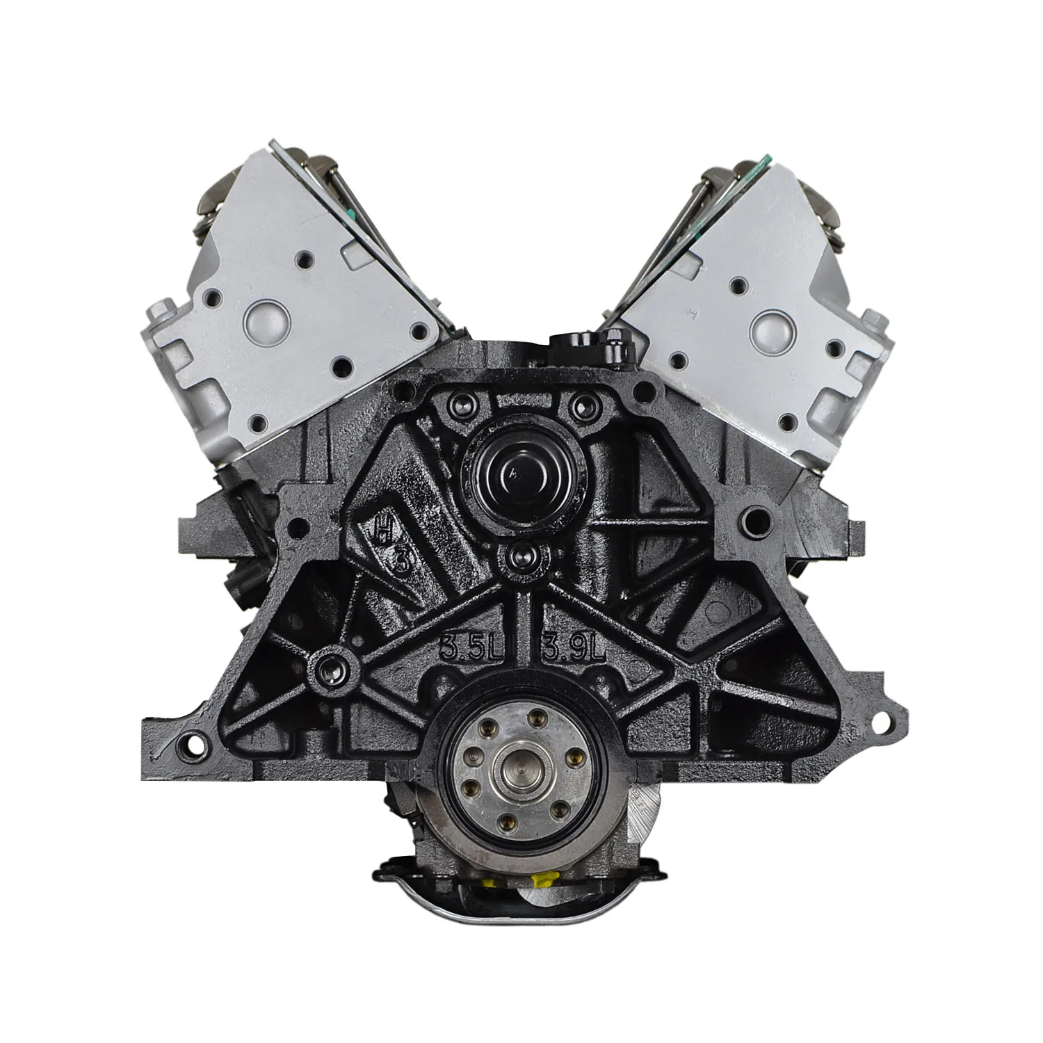 6.0 LS engine on branded inspection stand