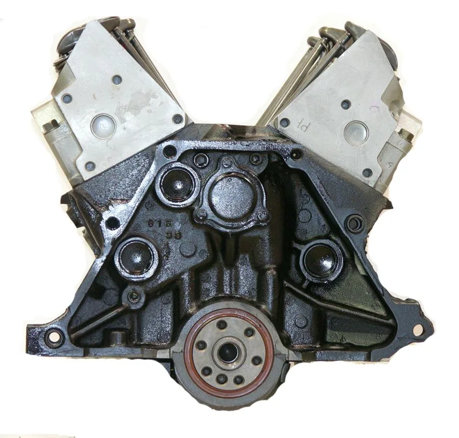 6.0 LS engine on branded inspection stand
