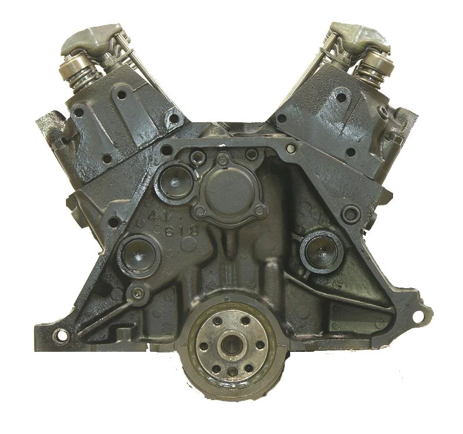 6.0 LS engine on branded inspection stand