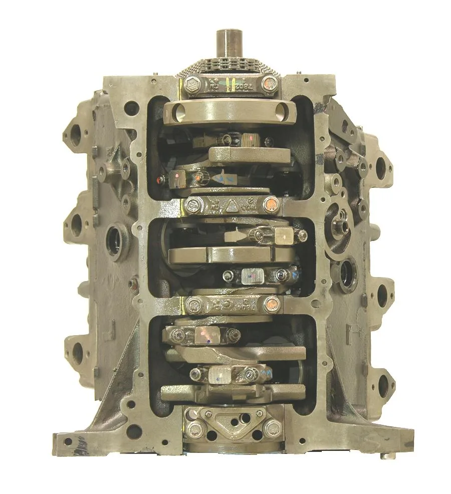 6.0 LS engine secured in branded freight crate