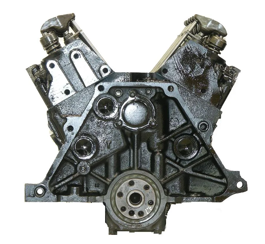 6.0 LS engine on branded inspection stand