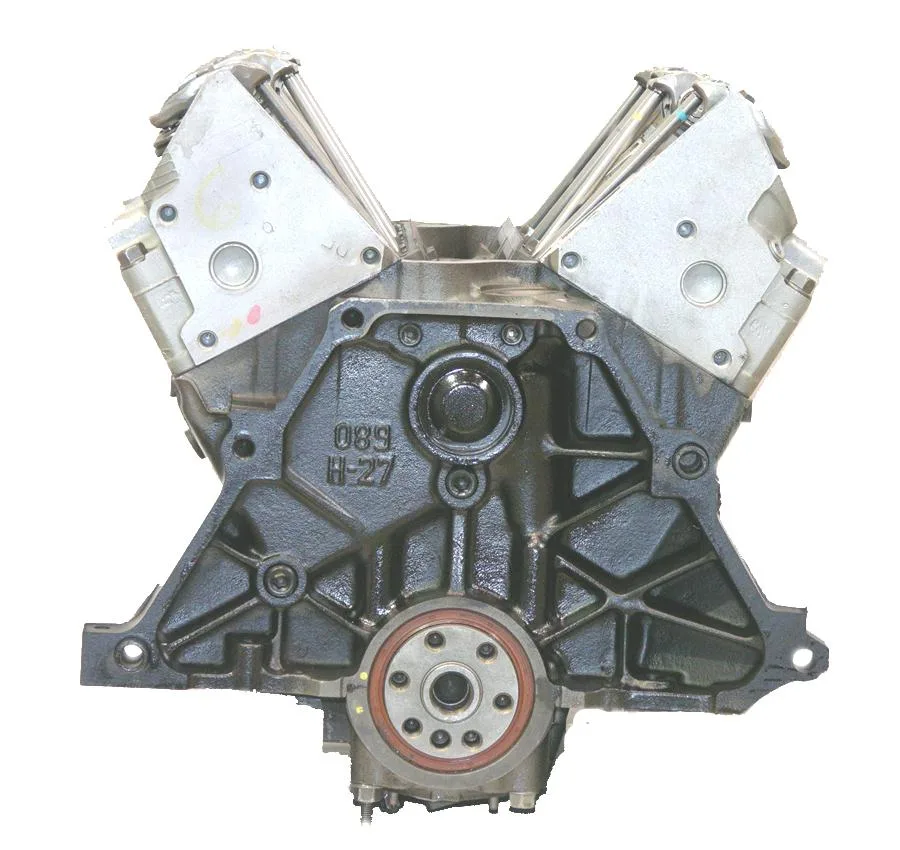 6.0 LS engine on branded inspection stand