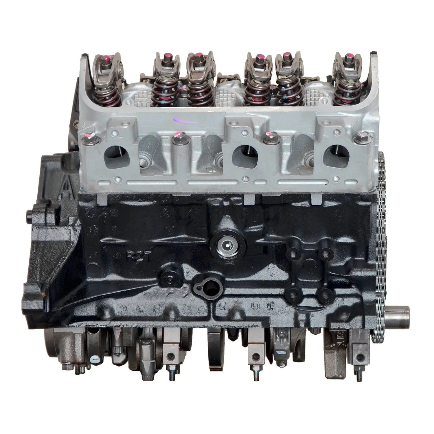 Chevy 3.4L V6 intake manifold and throttle body detail