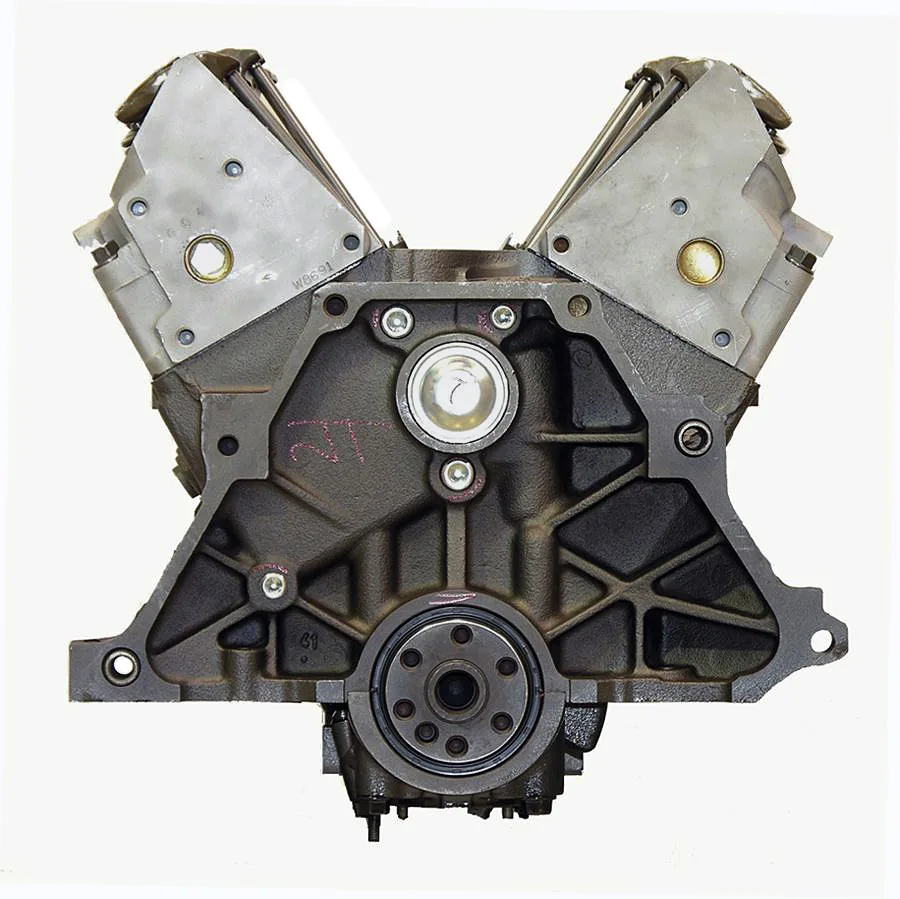 6.0 LS engine on branded inspection stand