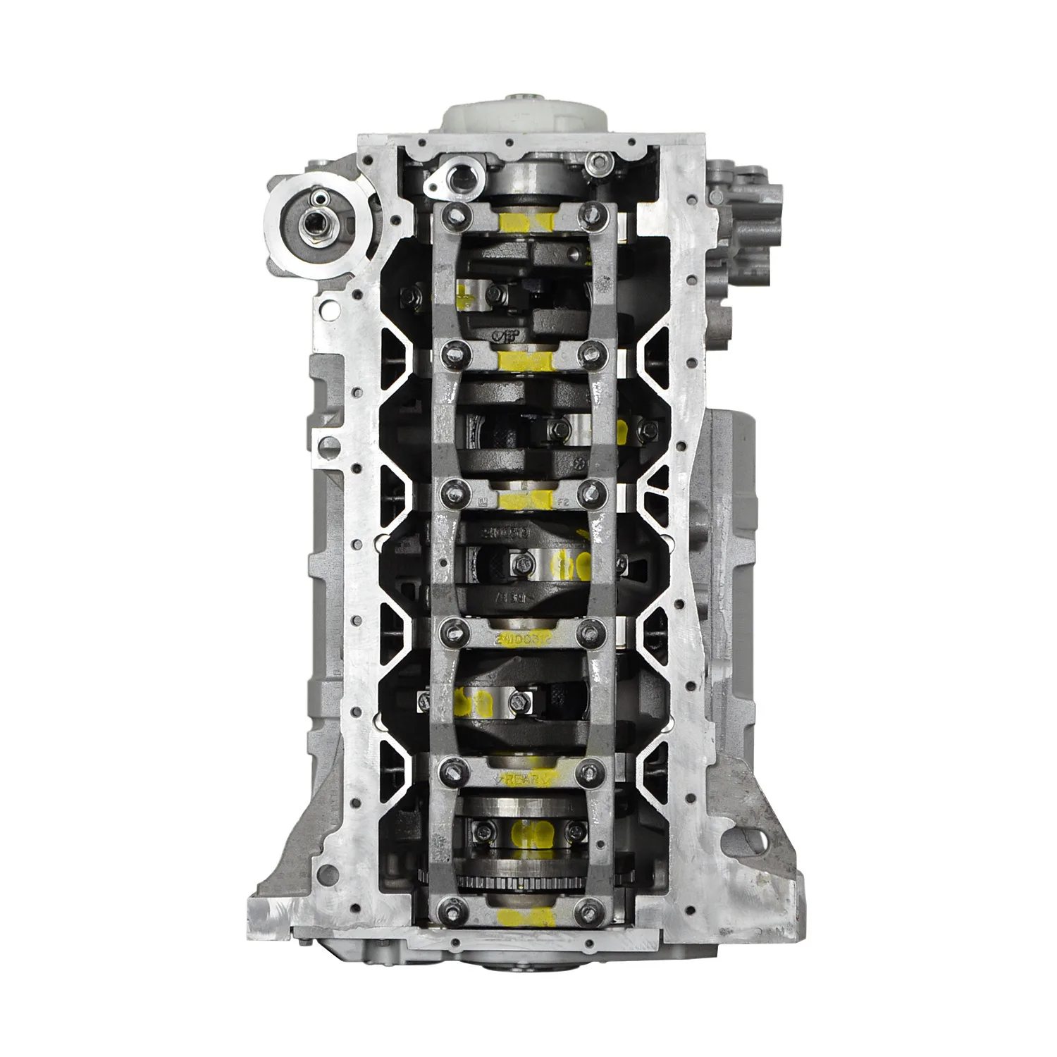 6.0 LS engine secured in branded freight crate