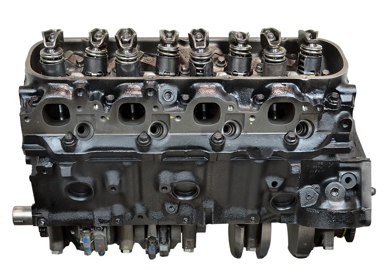1975-1989 Chevrolet 454 intake manifold and throttle body detail
