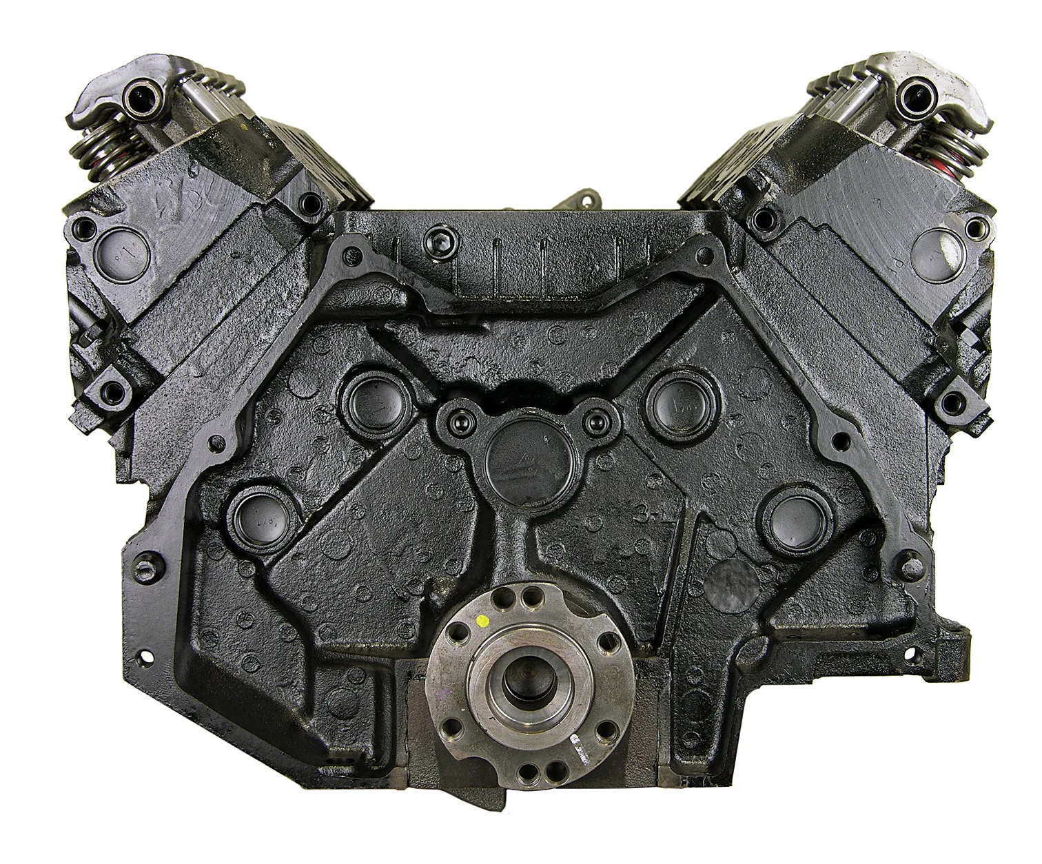 6.0 LS engine on branded inspection stand