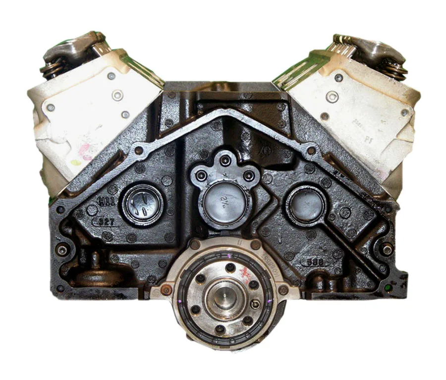 6.0 LS engine on branded inspection stand