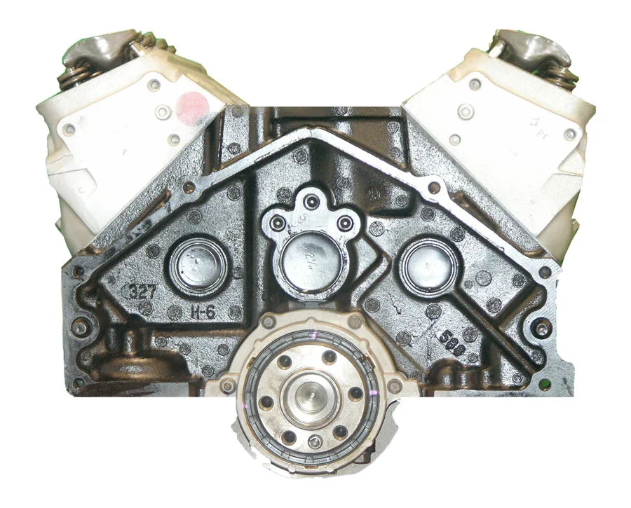 6.0 LS engine on branded inspection stand