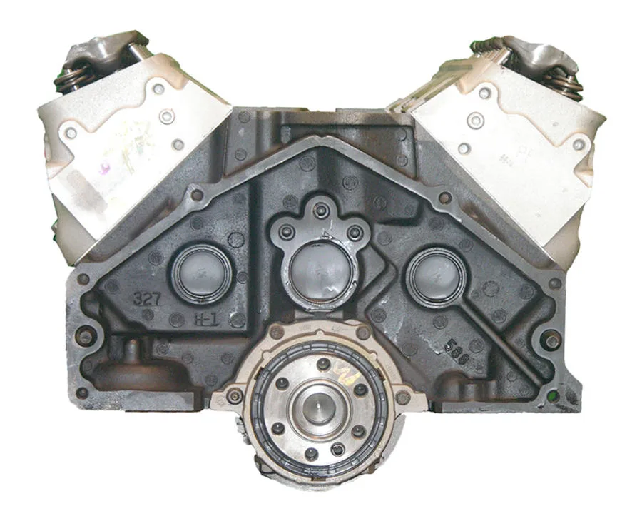 6.0 LS engine on branded inspection stand
