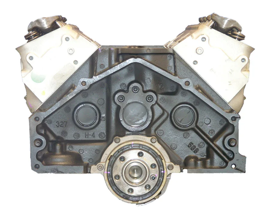 6.0 LS engine on branded inspection stand