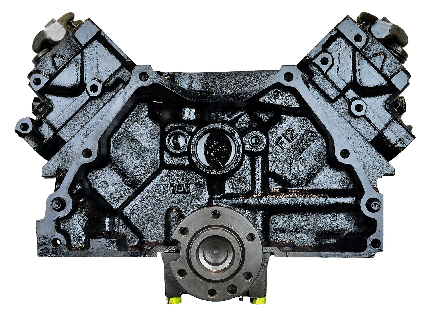 6.0 LS engine on branded inspection stand