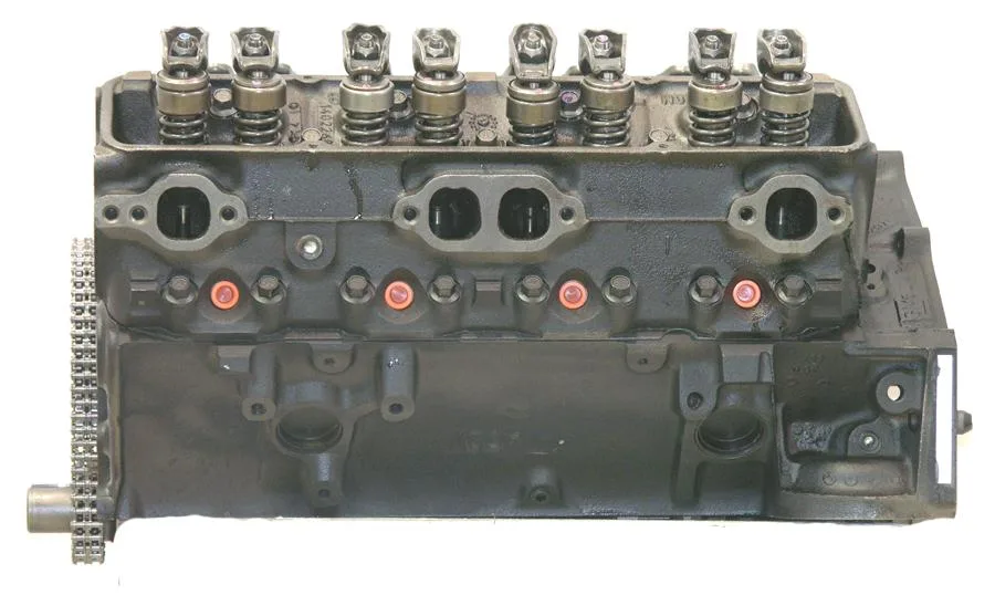 Chevy 305 5.0L V8 intake manifold and throttle body detail