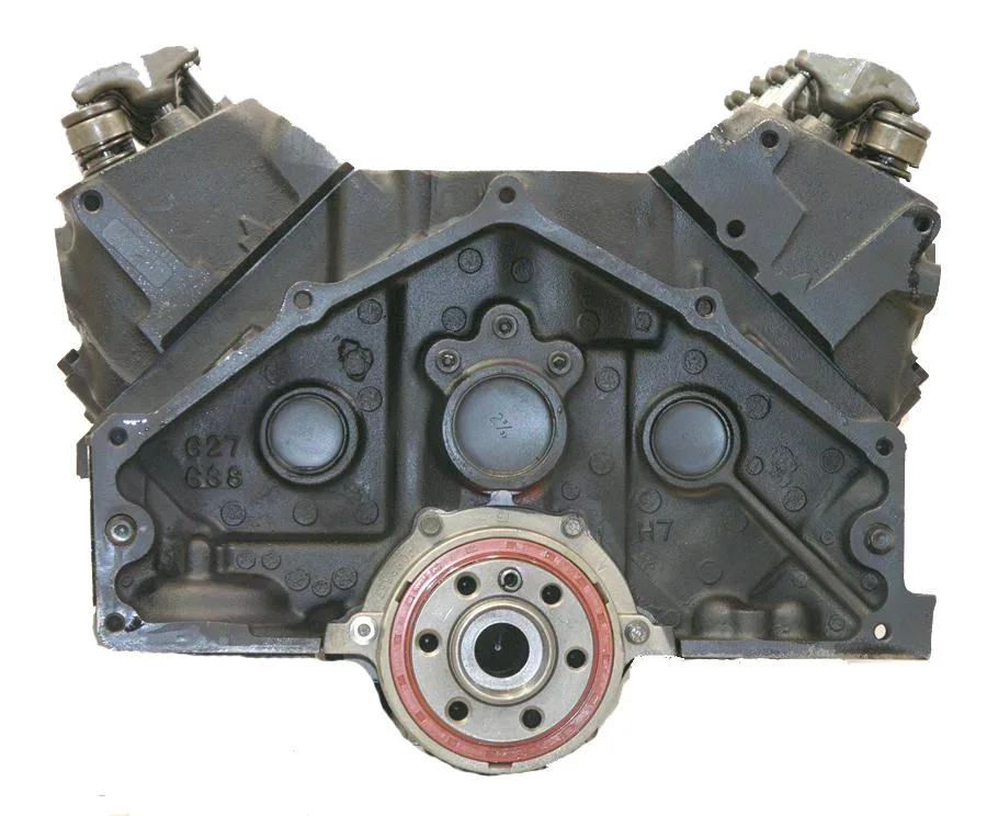 6.0 LS engine on branded inspection stand