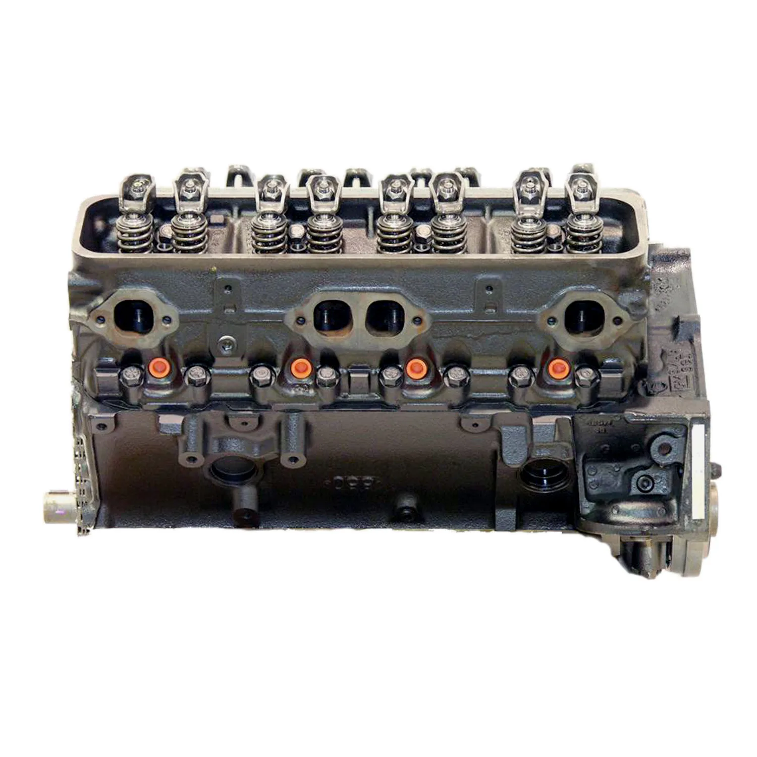 Chevy 305 5.0L V8 intake manifold and throttle body detail