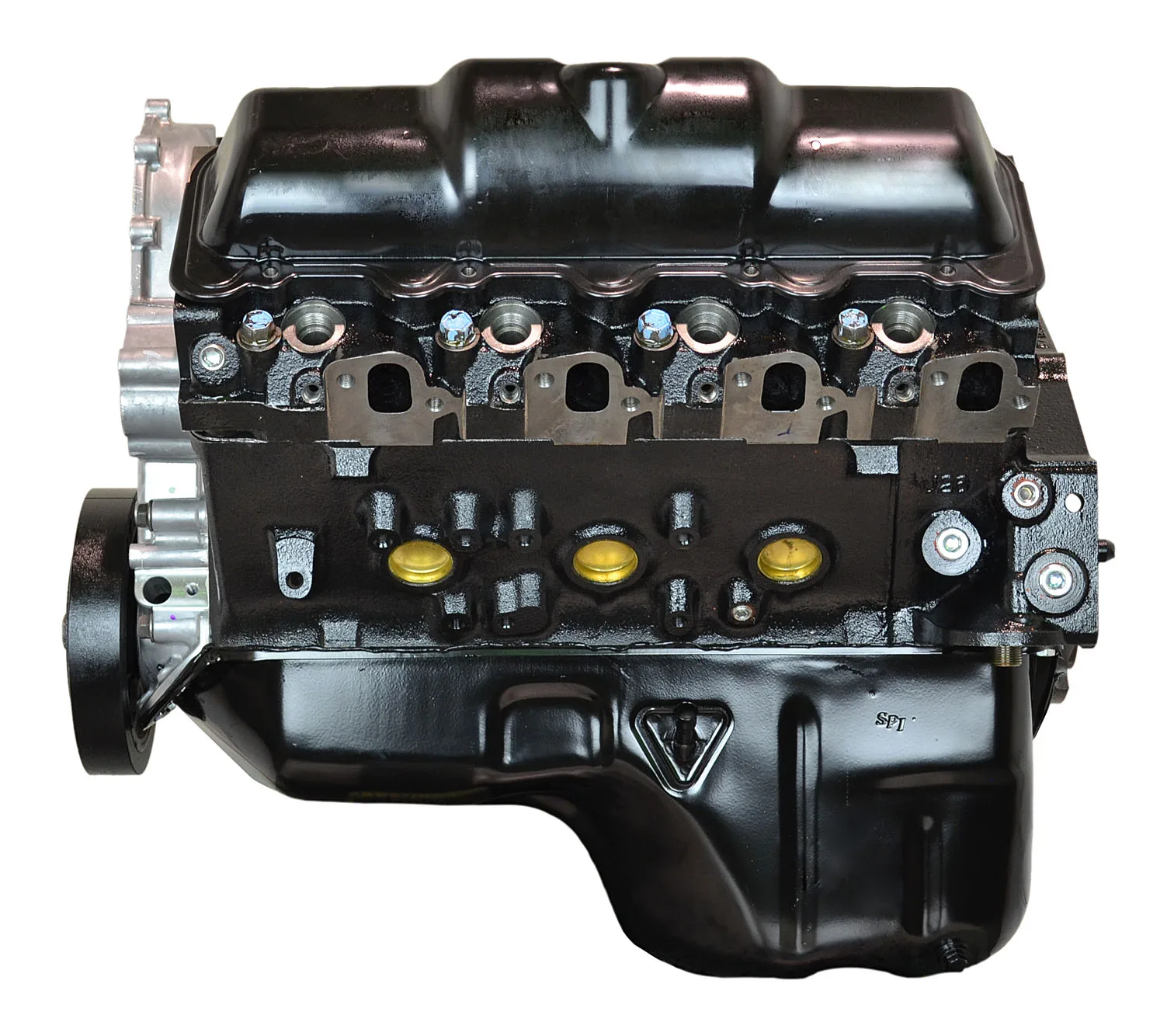 Chevy 6.5L Diesel V8 intake manifold and throttle body detail
