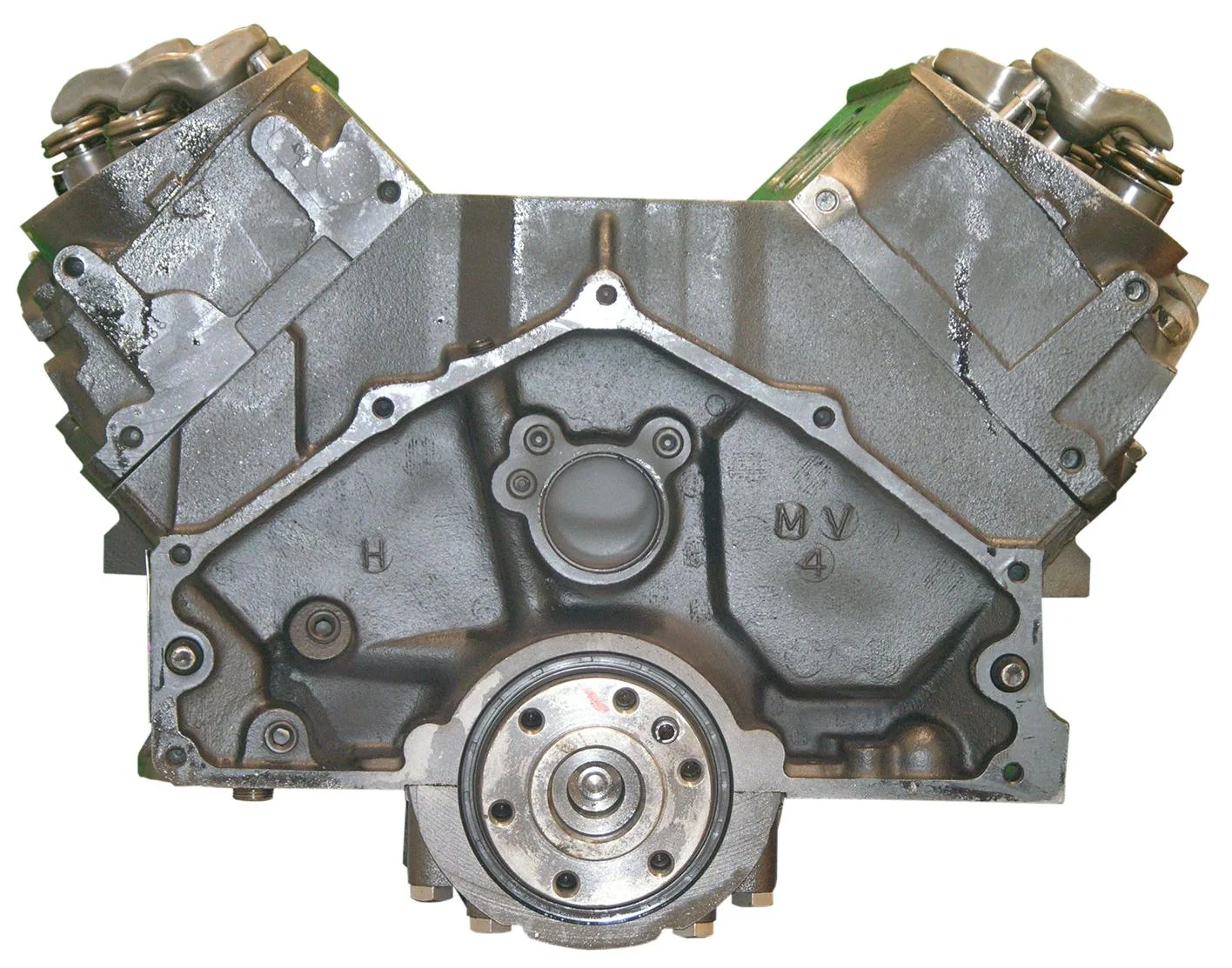 6.0 LS engine on branded inspection stand