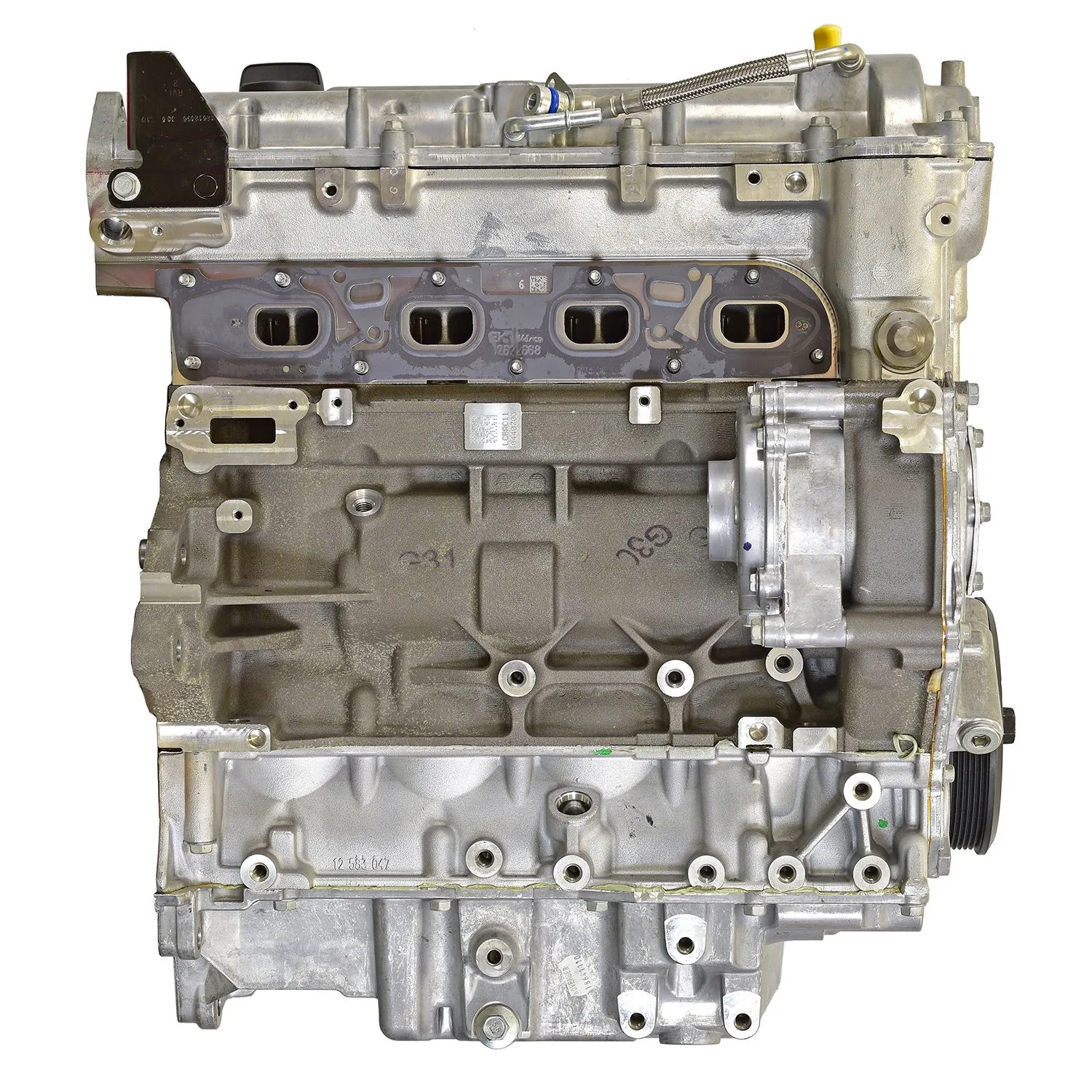6.0 LS engine secured in branded freight crate