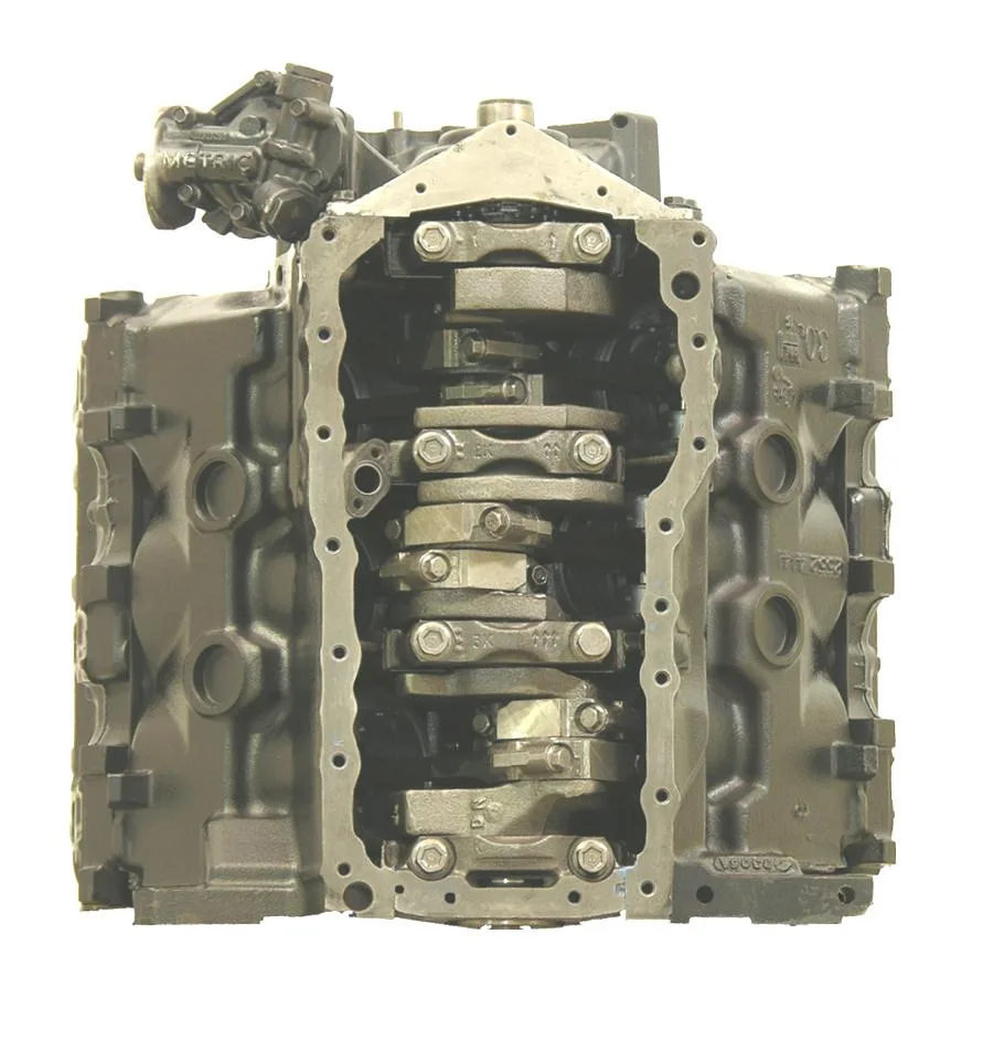 6.0 LS engine secured in branded freight crate