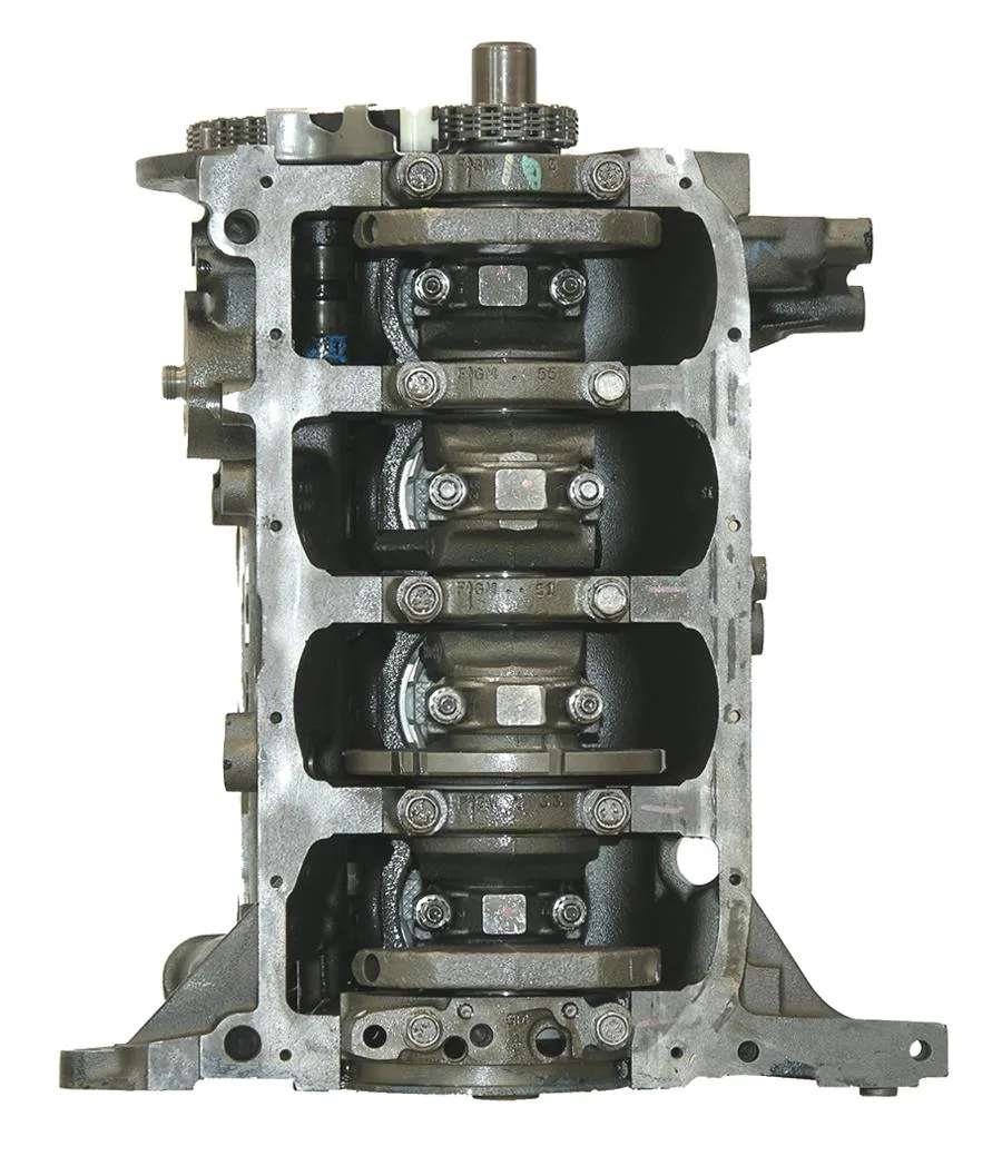 6.0 LS engine secured in branded freight crate