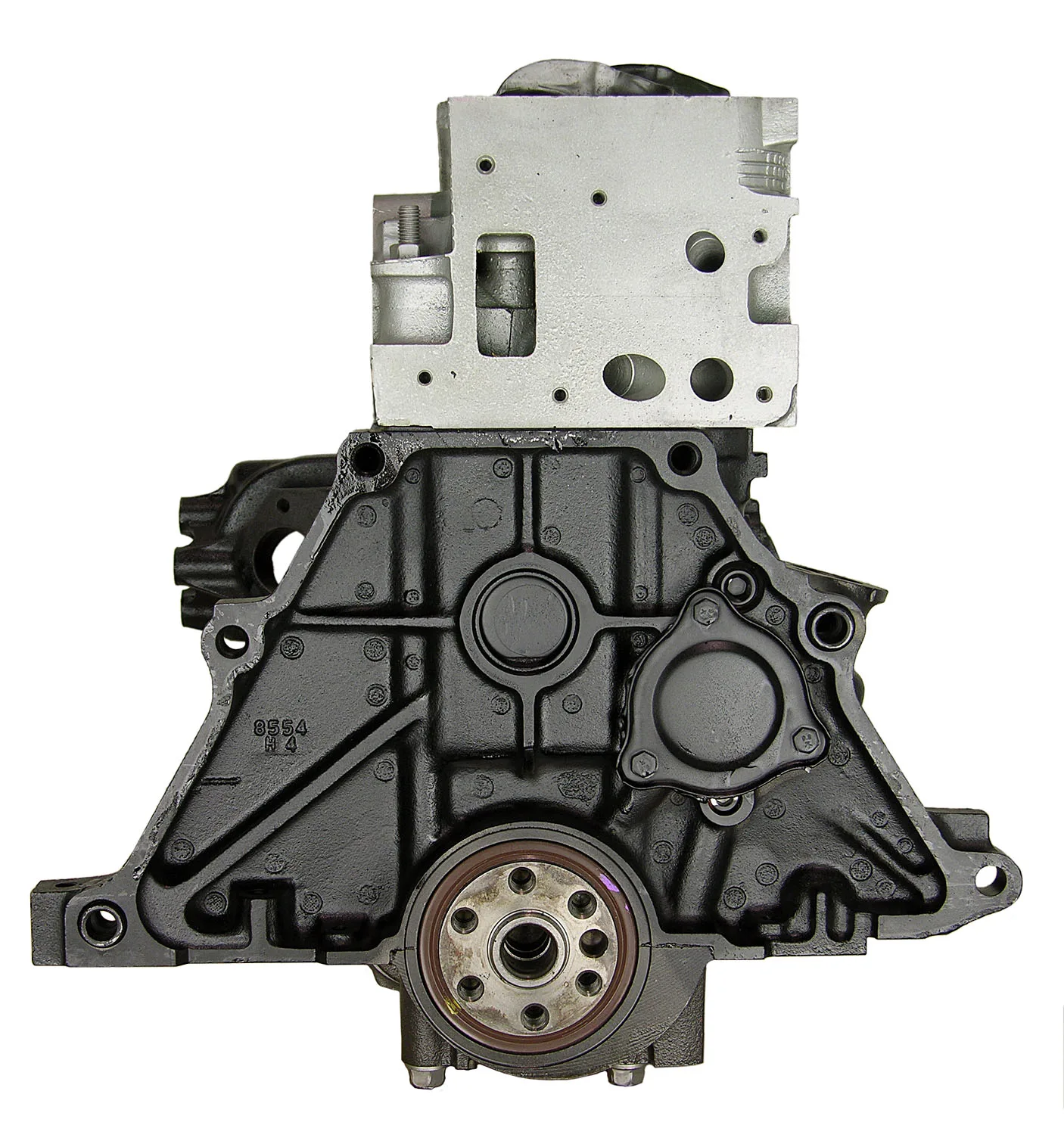 6.0 LS engine on branded inspection stand