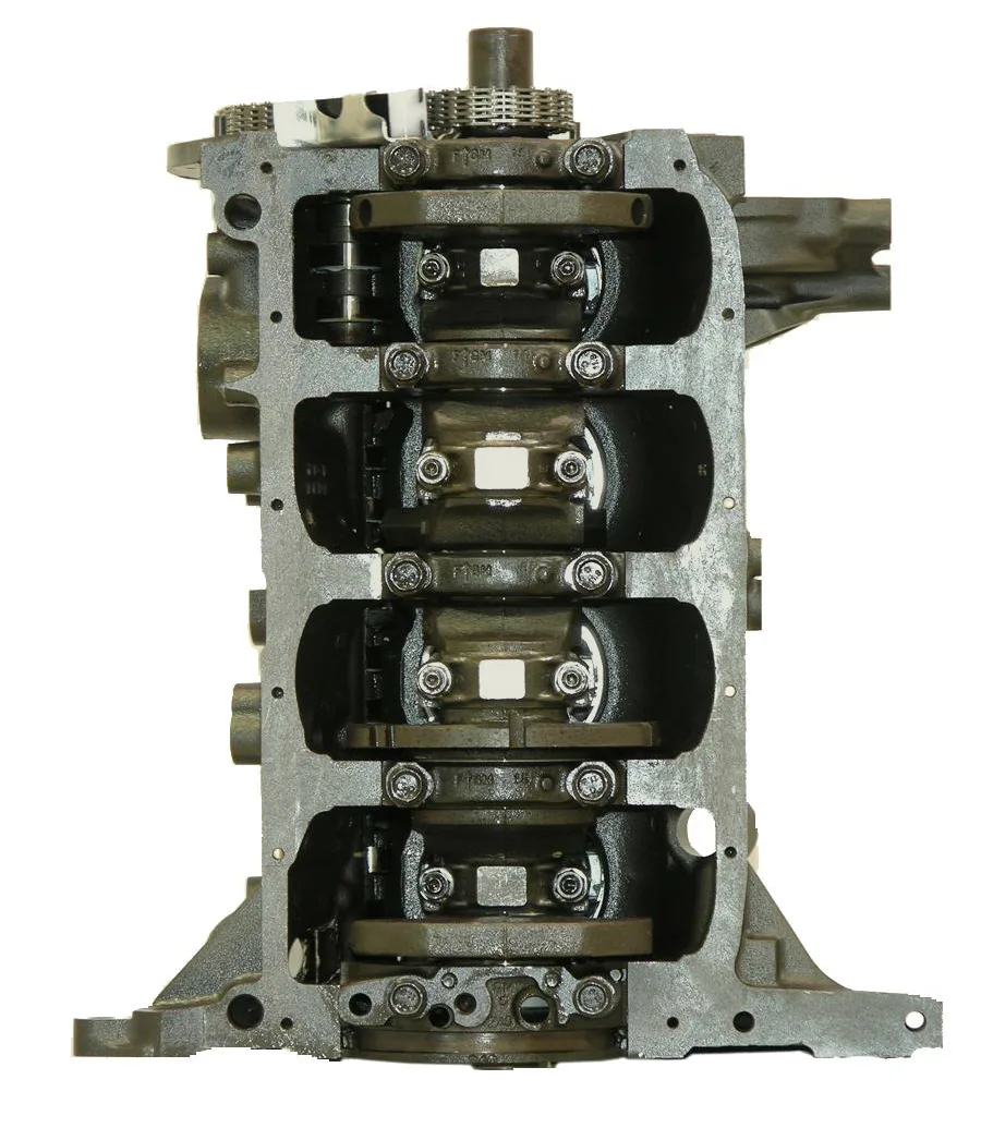6.0 LS engine secured in branded freight crate