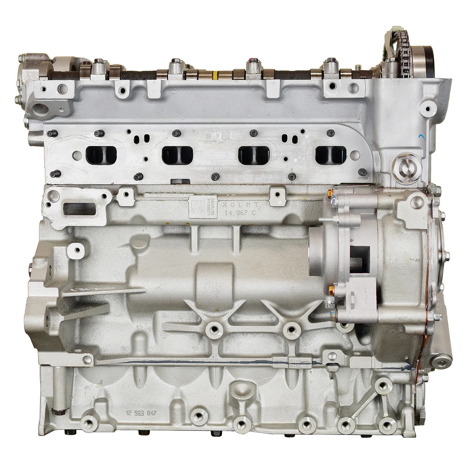 Chevy 2.4L L4 intake manifold and throttle body detail