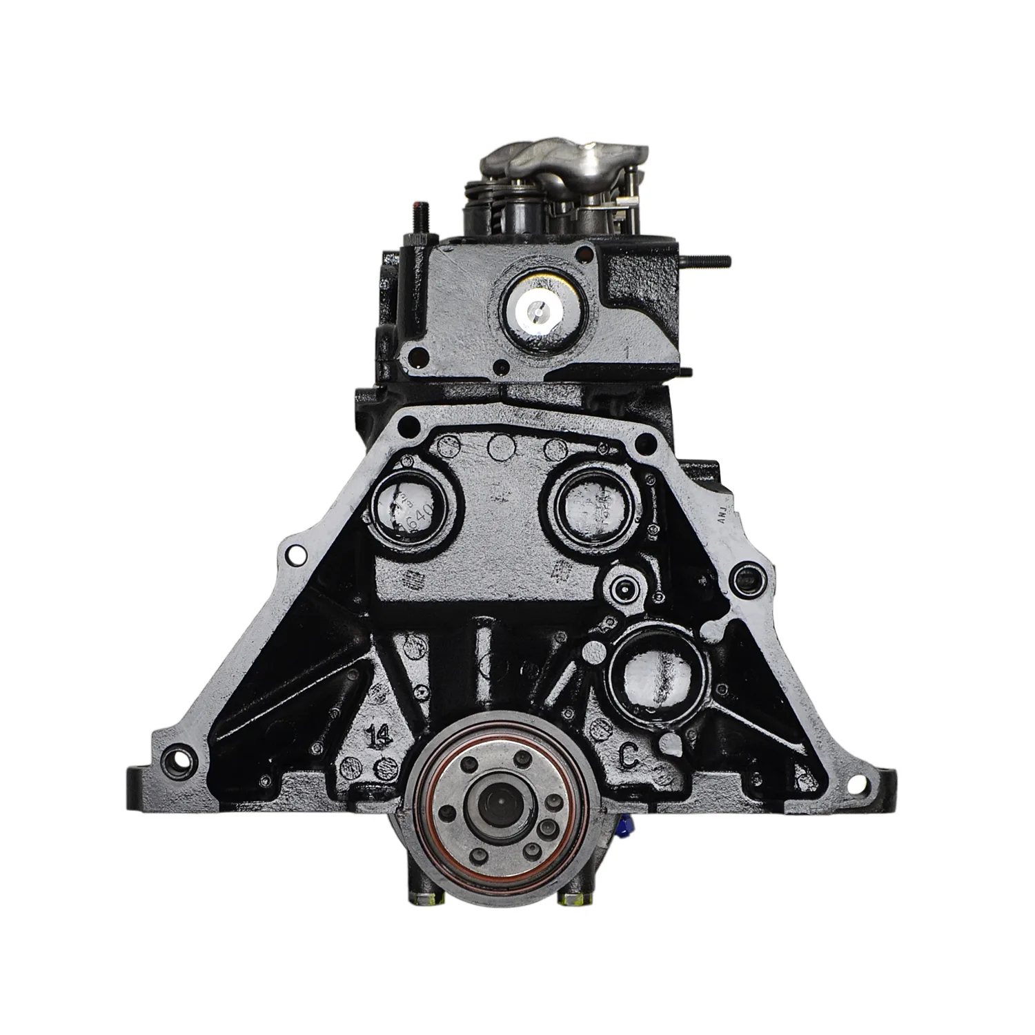 6.0 LS engine on branded inspection stand