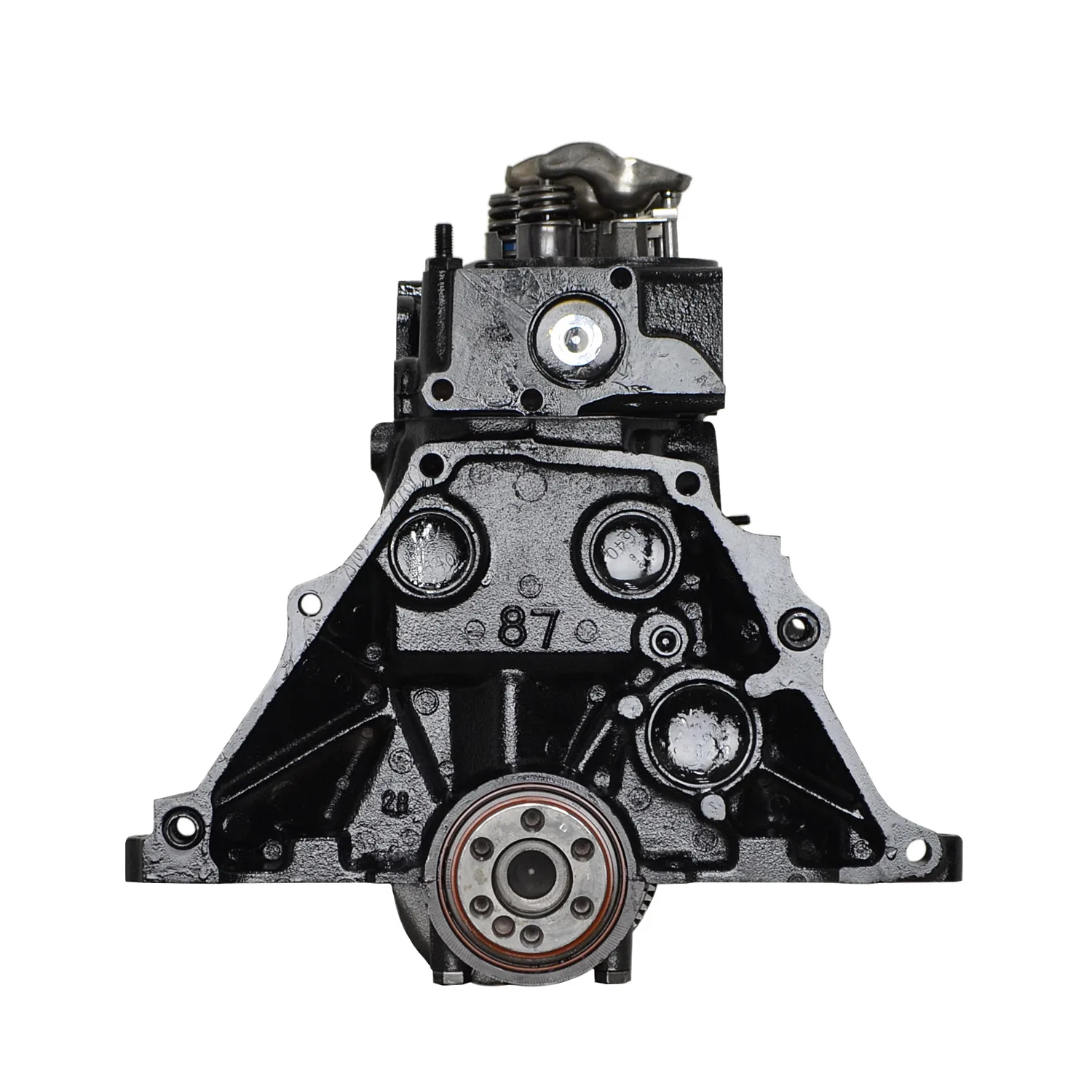 6.0 LS engine on branded inspection stand