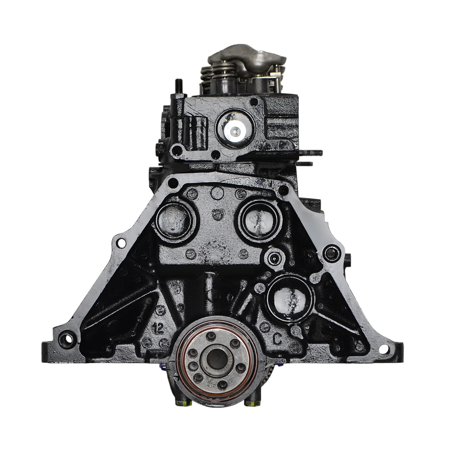 6.0 LS engine on branded inspection stand
