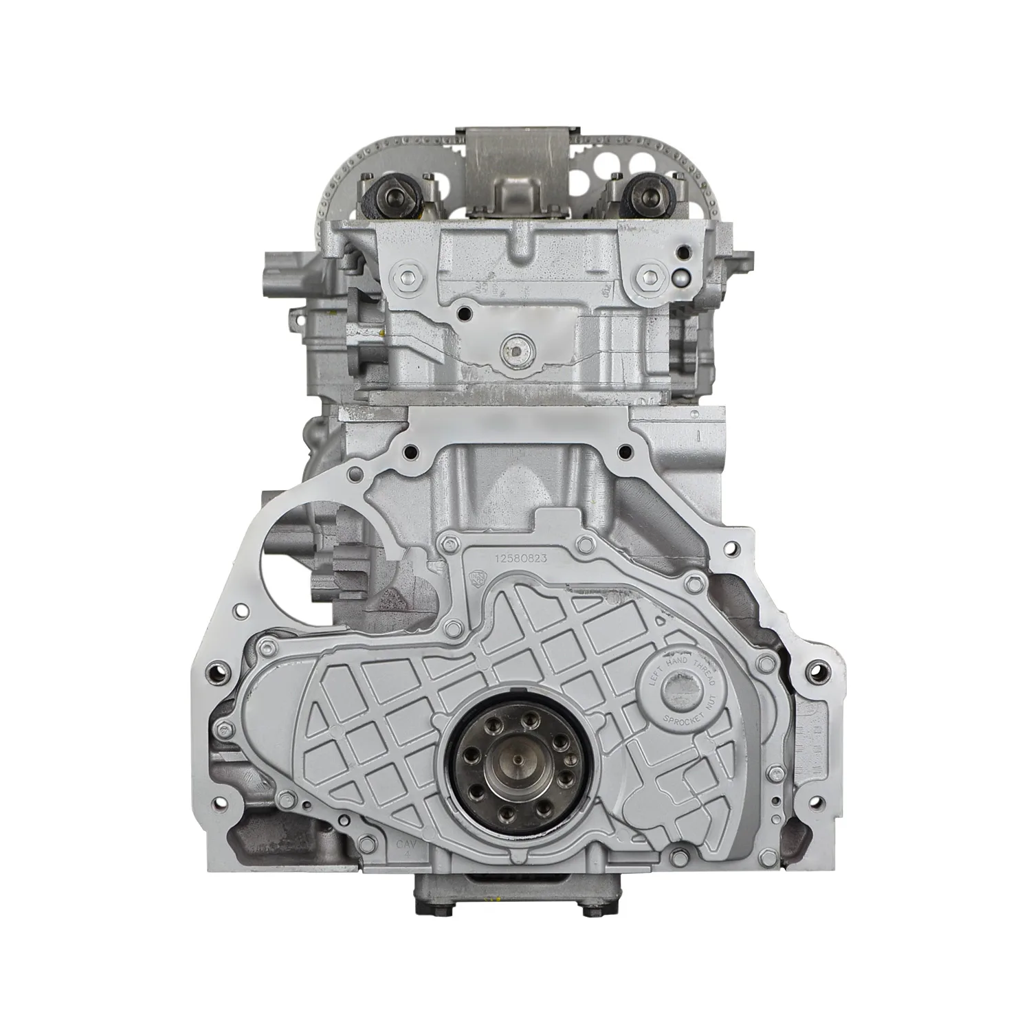 6.0 LS engine on branded inspection stand