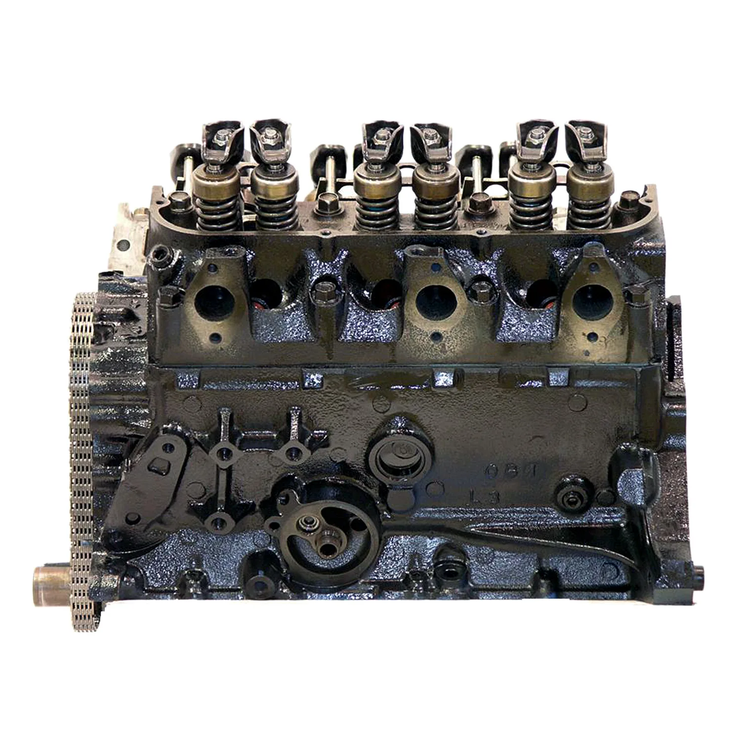 Chevy 2.8L V6 intake manifold and throttle body detail
