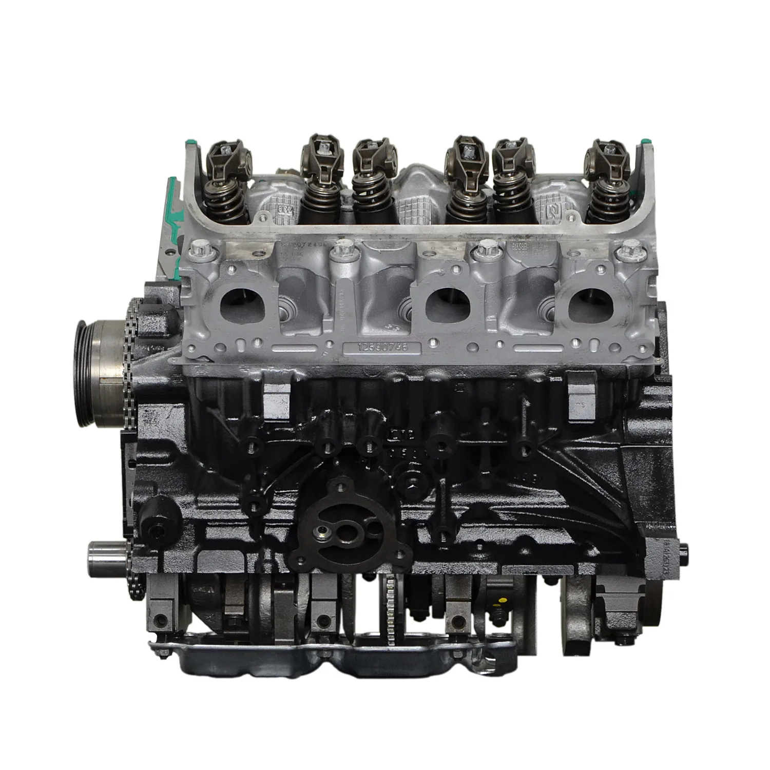 Chevy 3.9L V6 intake manifold and throttle body detail