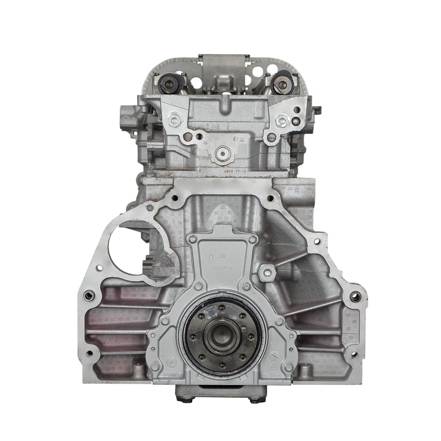 6.0 LS engine on branded inspection stand