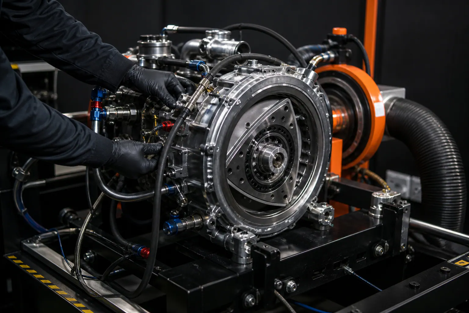 Rotary engine test-stand verification