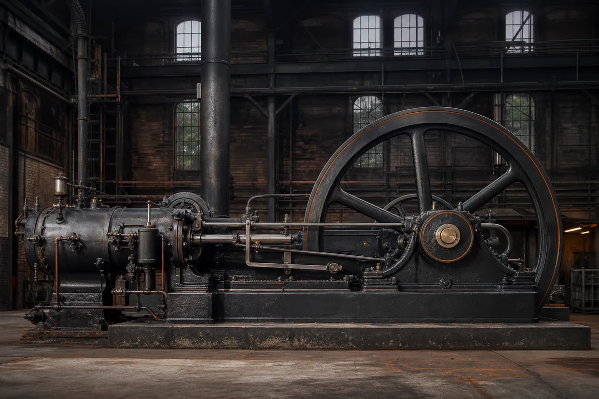 Steam Engine for Sale — side profile