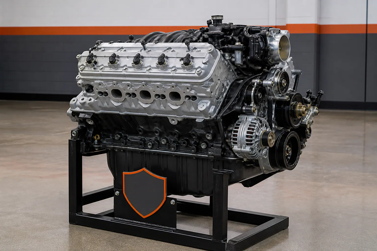 5.4 Triton engine on branded stand